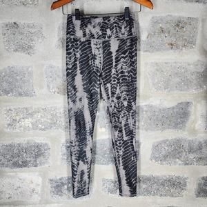 EVOLUTION & CREATION sz S black tie dye leggings yoga pants